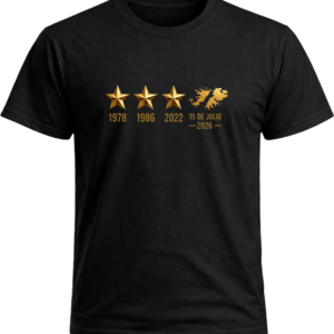 Remera 3 estrellas Malvinas