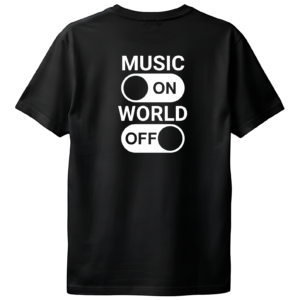 Remera Music On | Negra