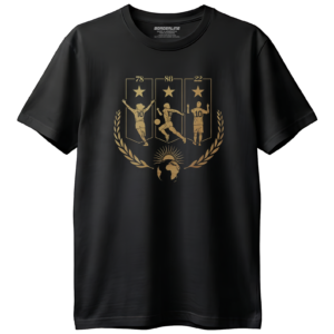Remera 3 Mundiales | Negra